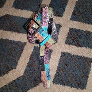 Guess Belt Size M NWT Multi Beaded Belt